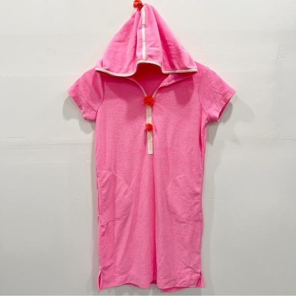J. Crew Crewcuts Girls’ Terry Hoodie Dress UPF 50 Size 12 - Picture 1 of 10